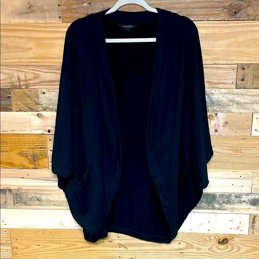 Banana Republic size XS/S Black Cocoon Cardigan Drape Silhouette with Pockets